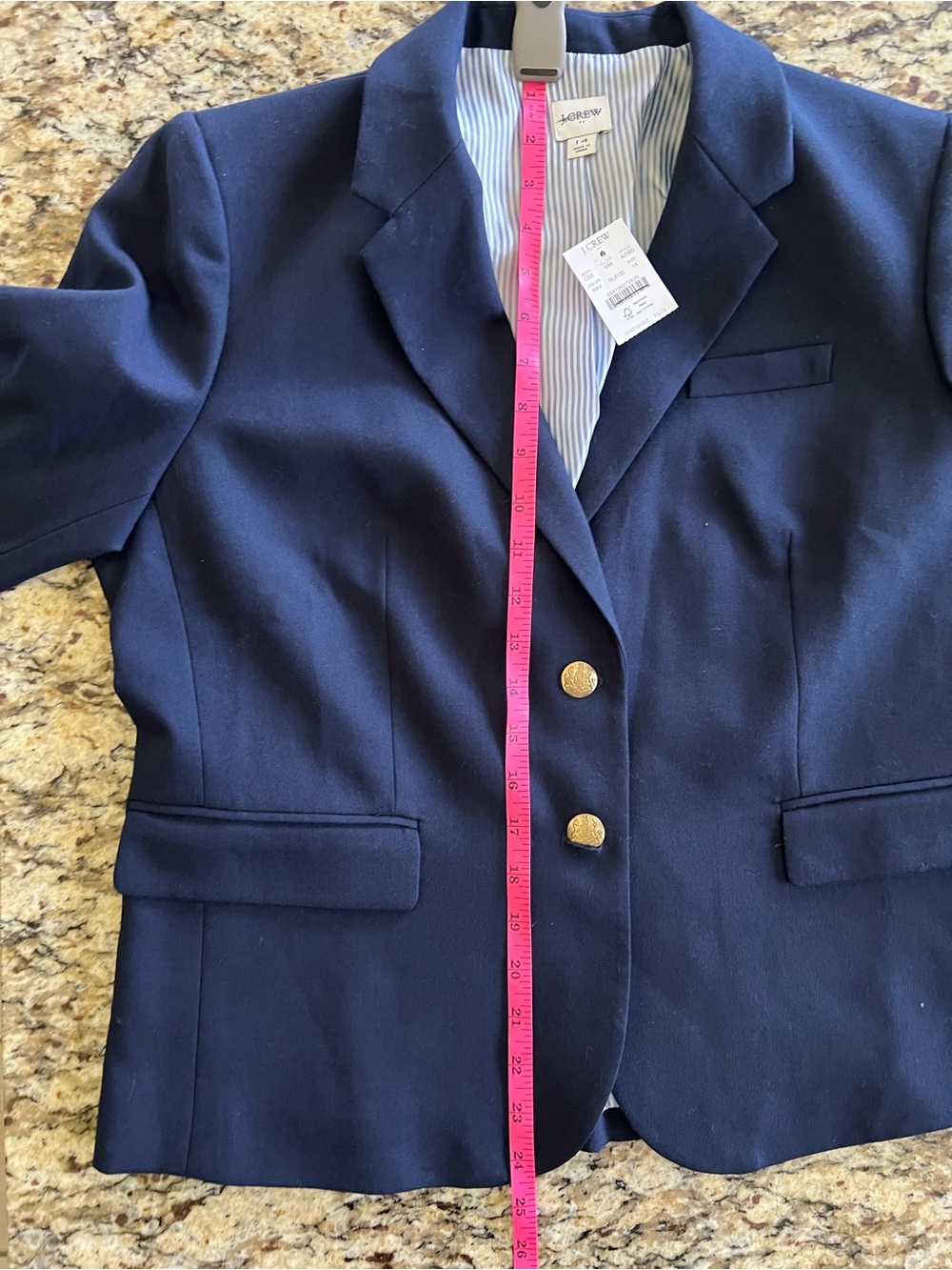 NWT J. Crew Navy Schoolboy Blazer - Picture 11 of 15